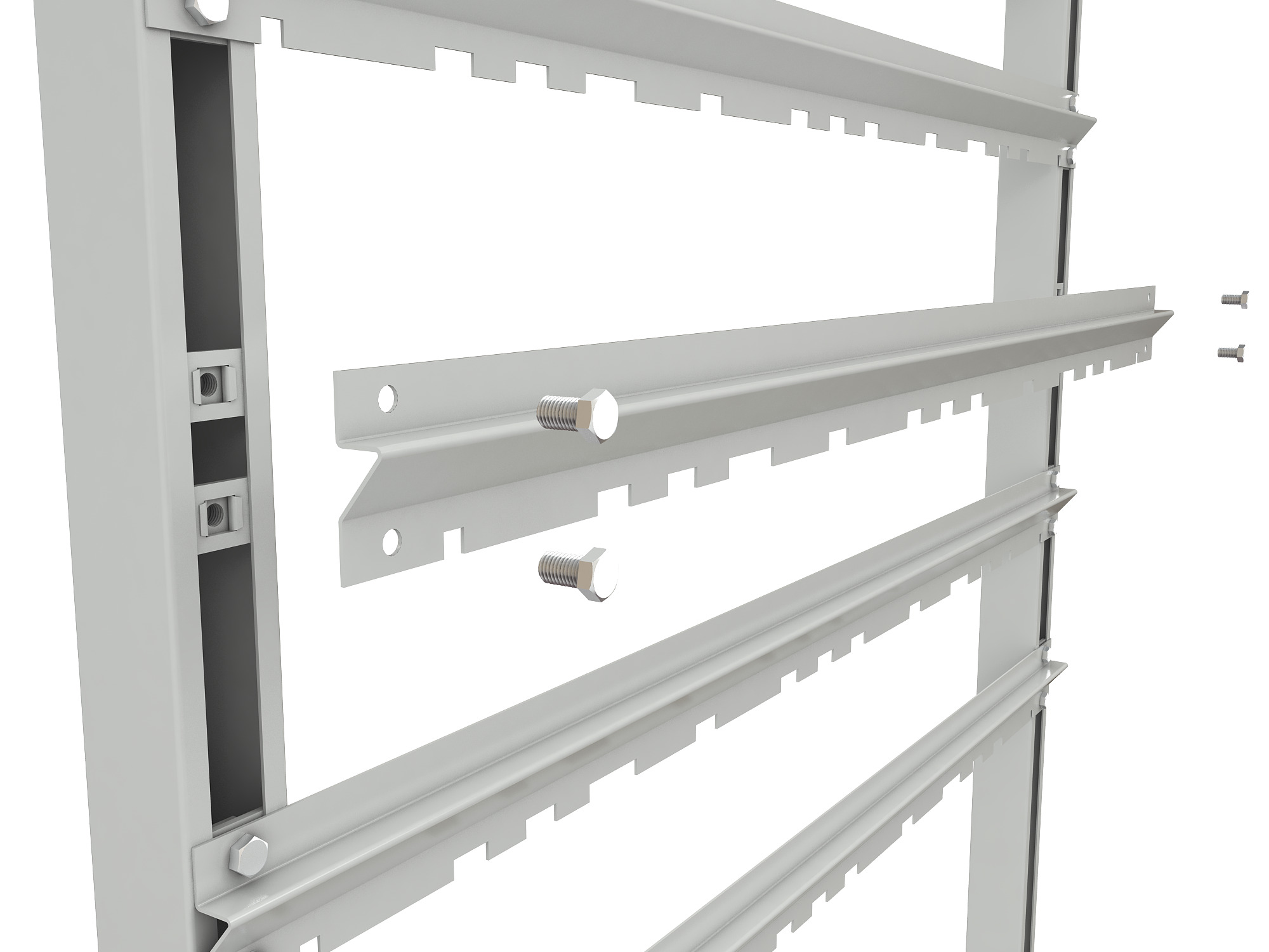 ER-00024026 Стеллаж для пластиковых лотков SORTEX двухсторонний 1500x1000x800.05