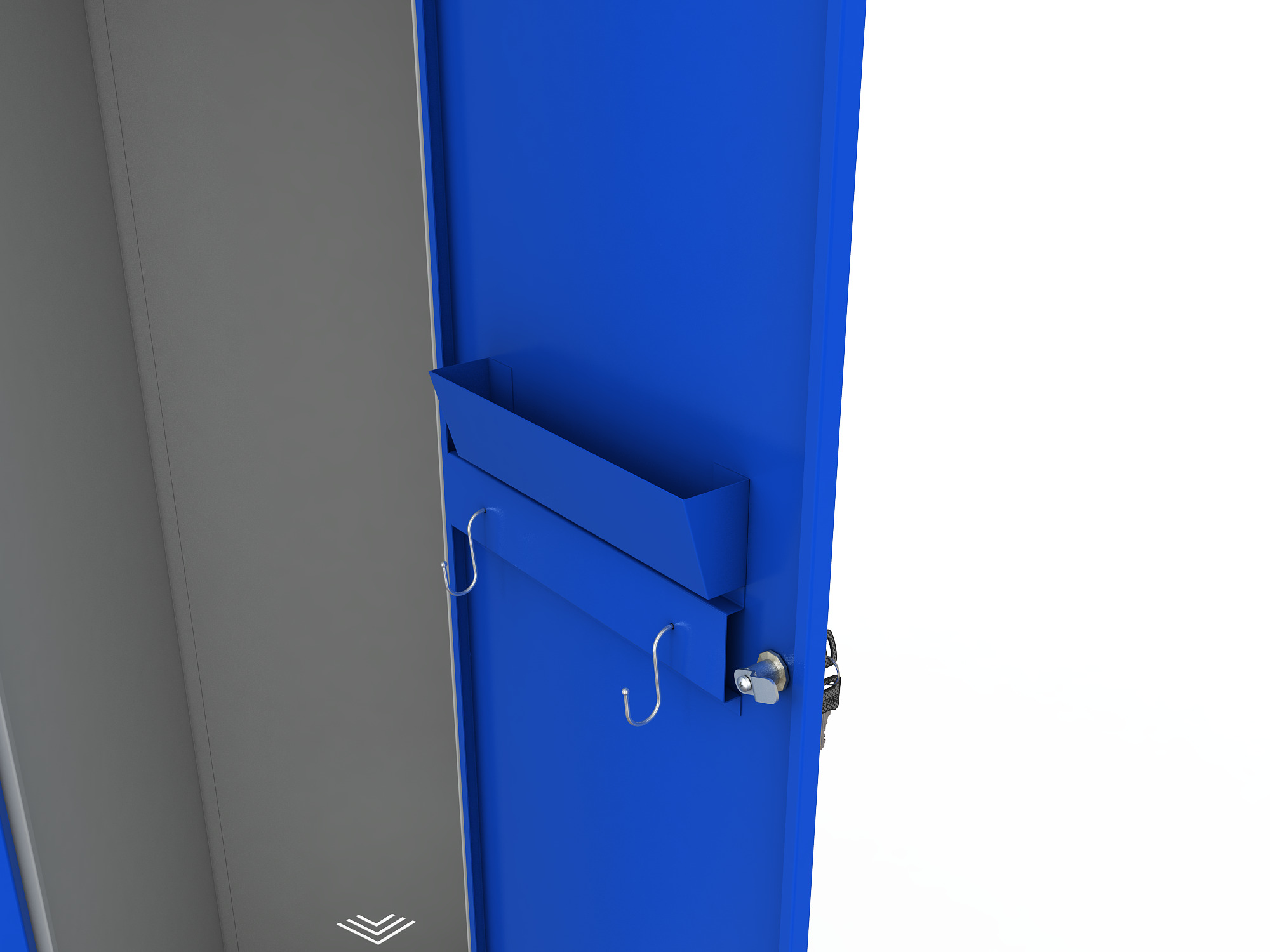 Шкаф гардеробный металлический COMFORT 1700/44 (1200)