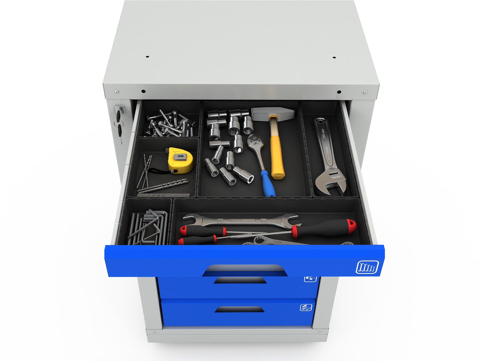 Тумба инструментальная модульная WOKER PRO 01 S