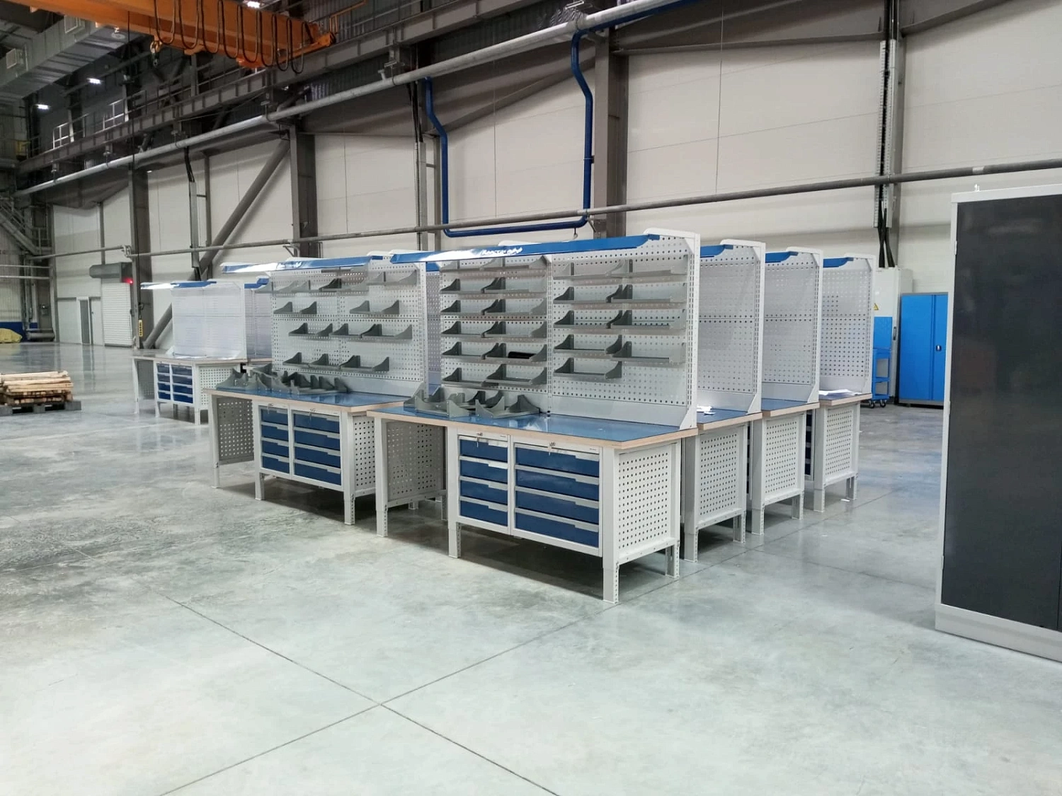 CTR 2202.S4L4M4.2-2F Верстак слесарный 2165x2193x743 мм